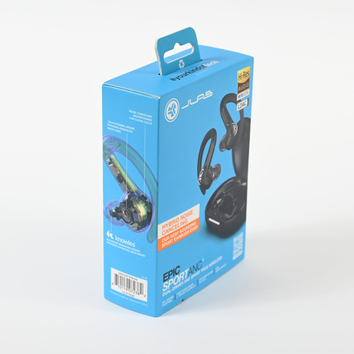 JLab Epic Sport ANC 3 Wireless Bluetooth Earphones - Black