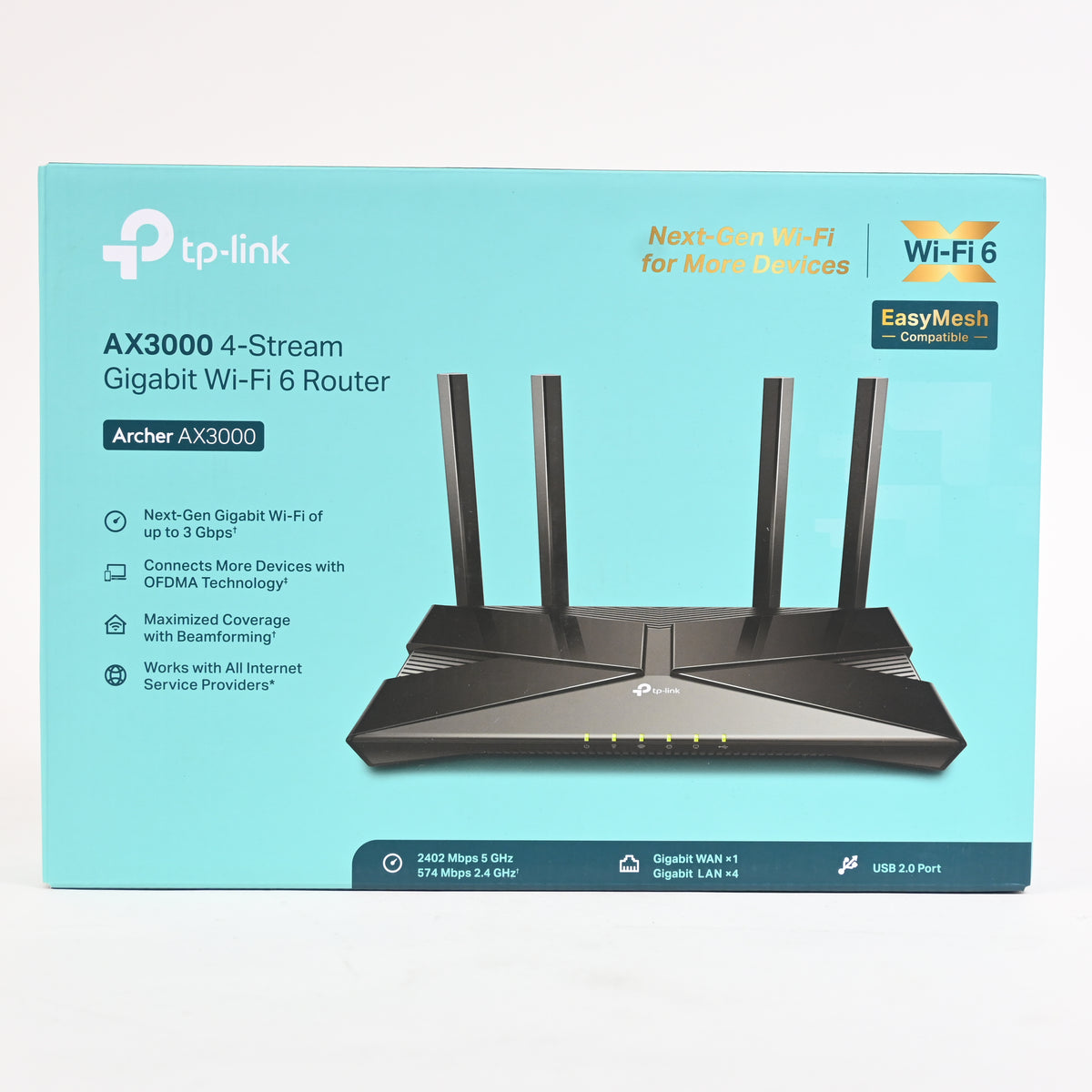 TP-Link AX3000 Smart WiFi 6 Router (Archer AX50) Gigabit Router Dual Band