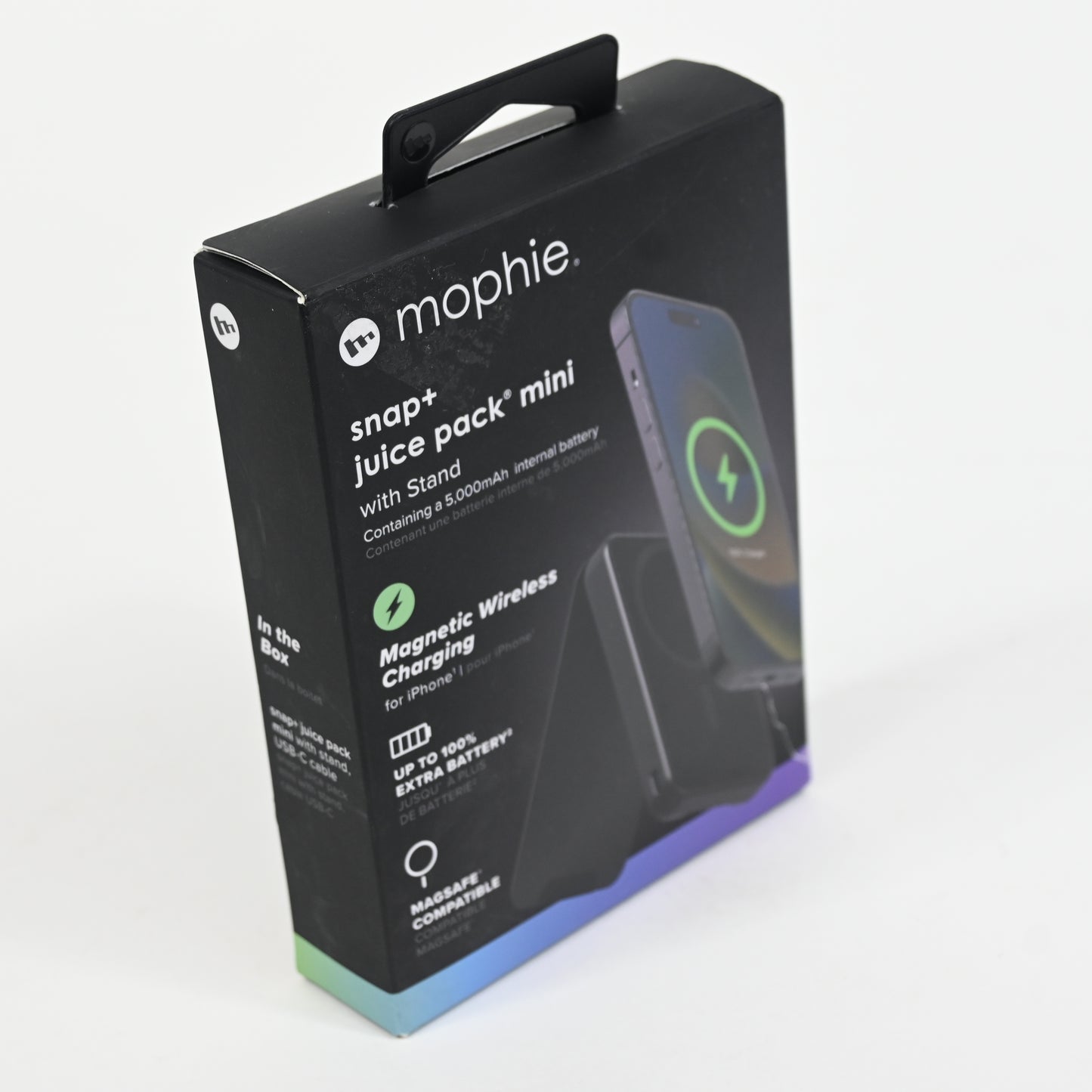 mophie Snap+ Juice Pack Mini Stand Portable Phone Charger 5000mAh - Grade A