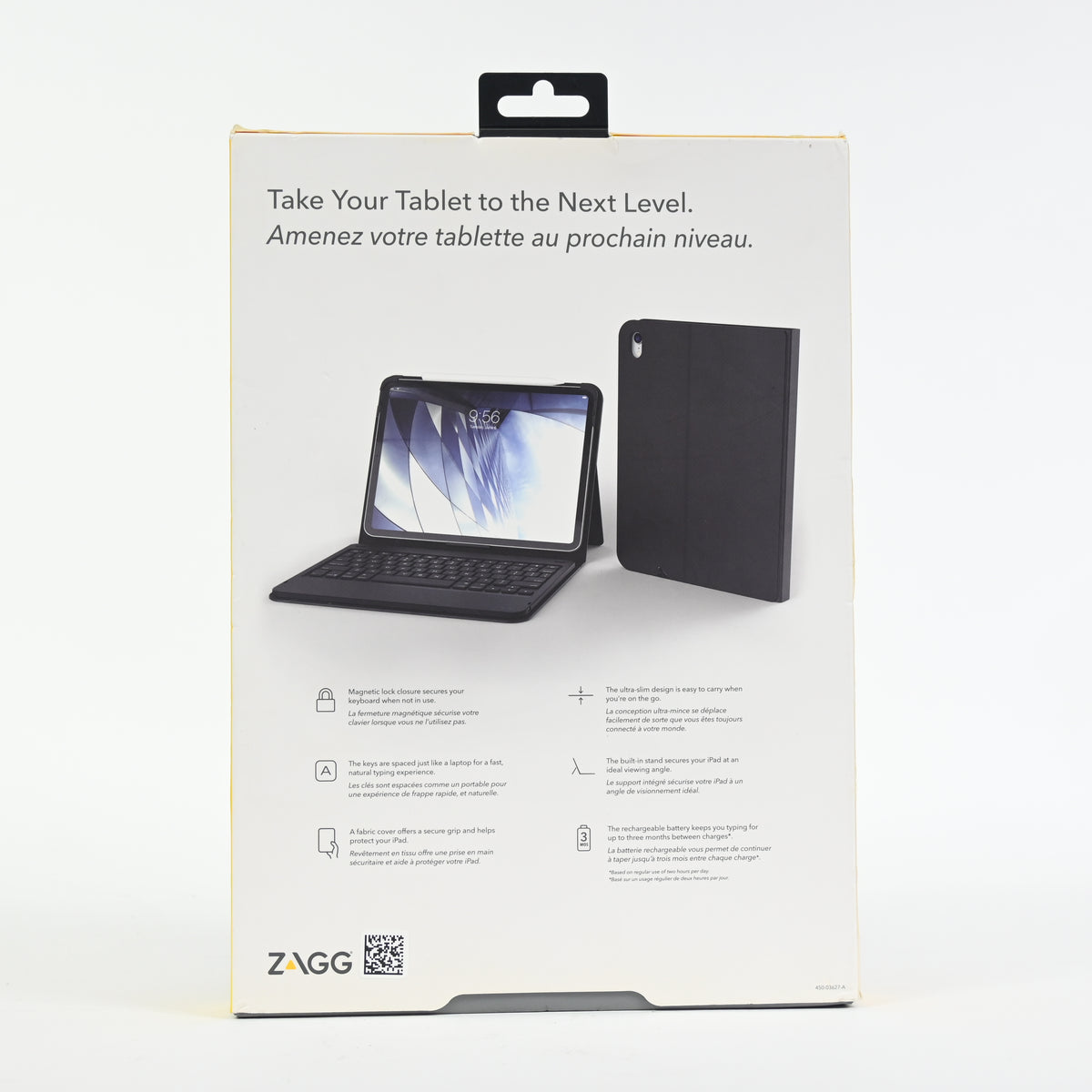 ZAGG Messenger Folio Tablet Keyboard Case For Apple iPad Pro 11