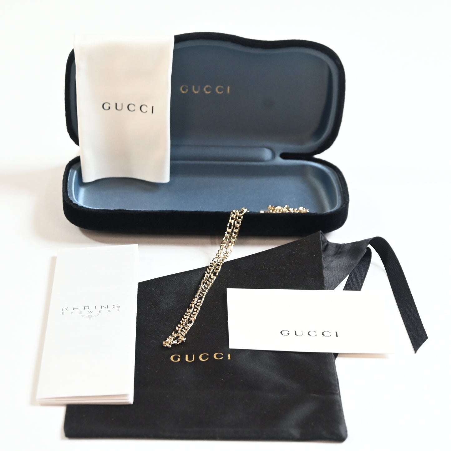 Gucci GG1024O 006 Mens Authentic Eyeglasses Black/Gold, 54mm - New