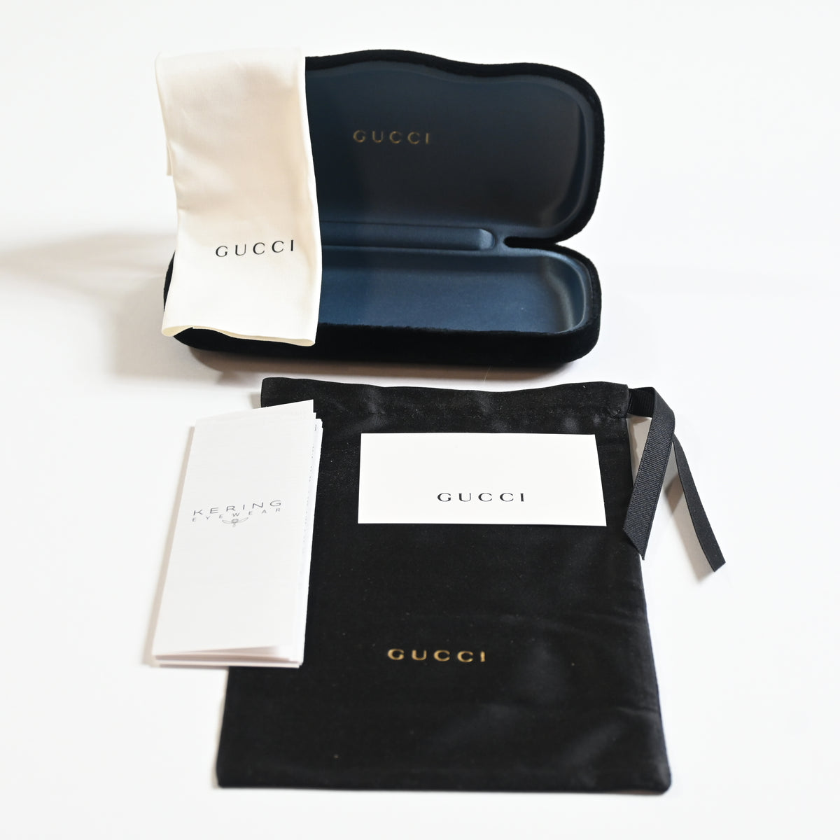Gucci GG1548O 004 Womens Authentic Eyeglasses Black/Gold, 52mm - New