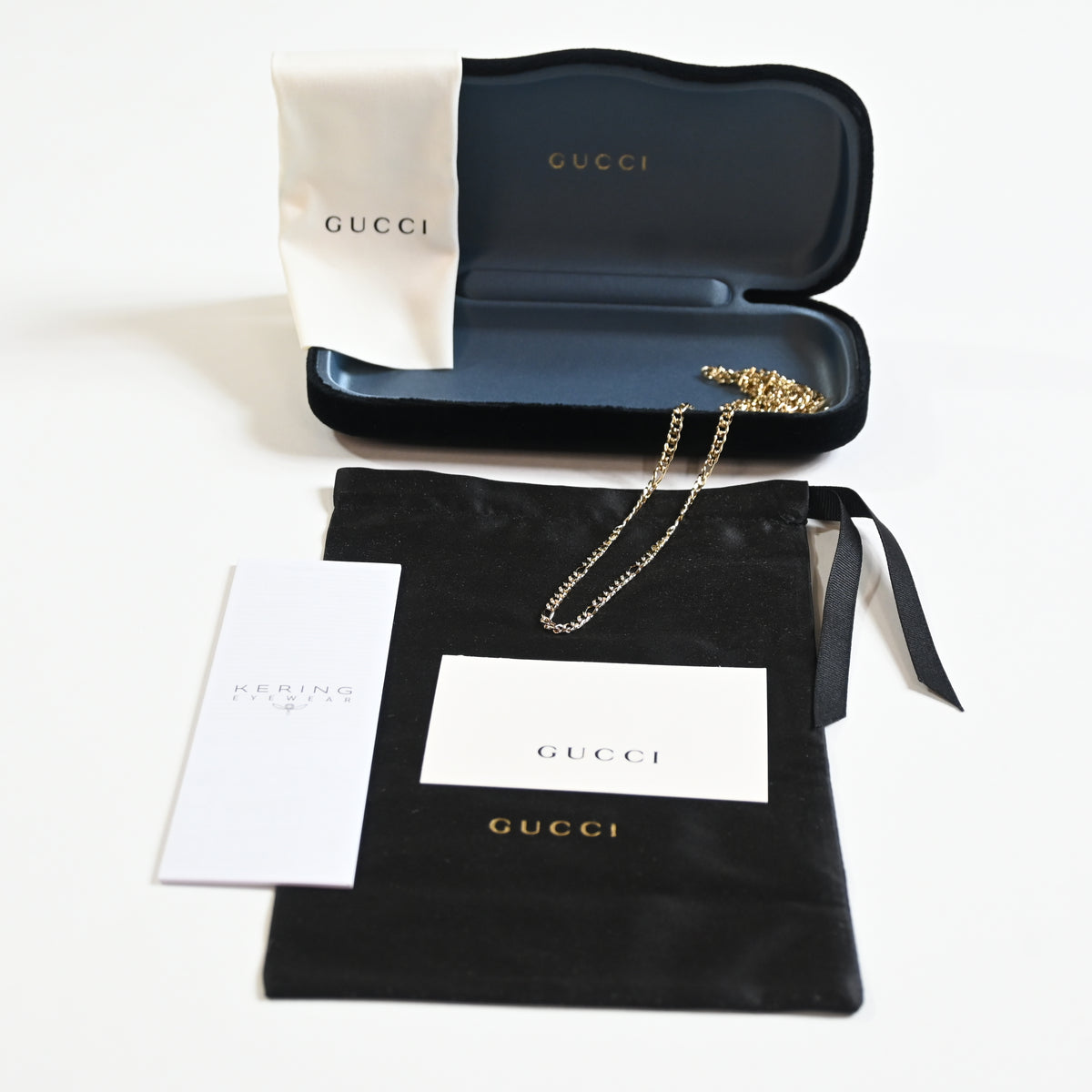 Gucci GG1149S 003 Womens Authentic Sunglasses Gold, 60mm - New