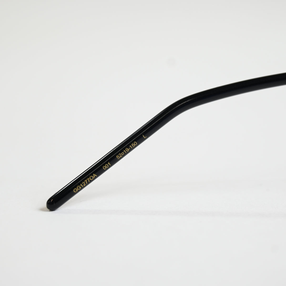 Gucci GG1277OA 001 Womens Authentic Eyeglasses Black/Gold, 52mm - New