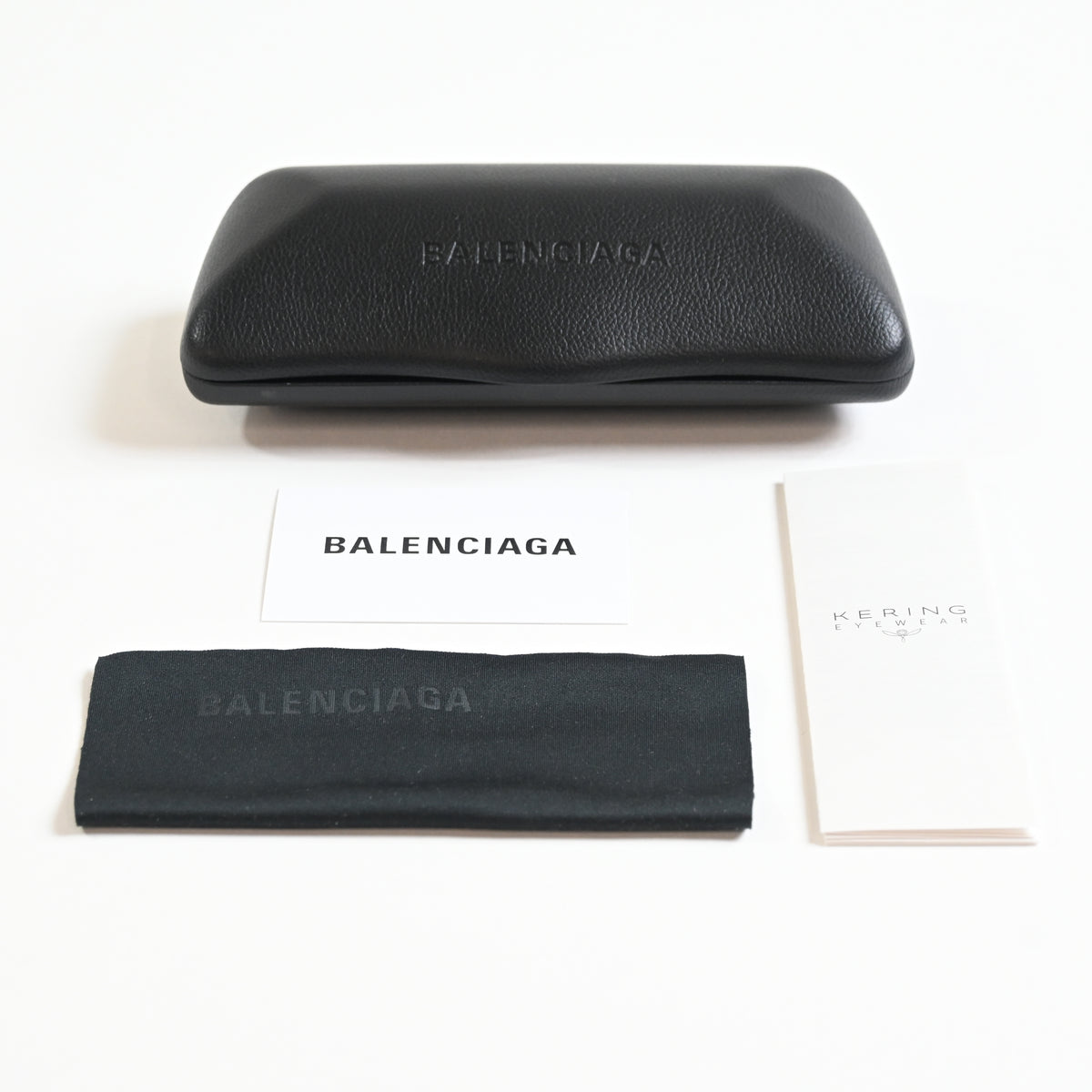 Balenciaga BB0239O 001 Unisex Authentic Eyeglasses Black/Gold, 50mm - New