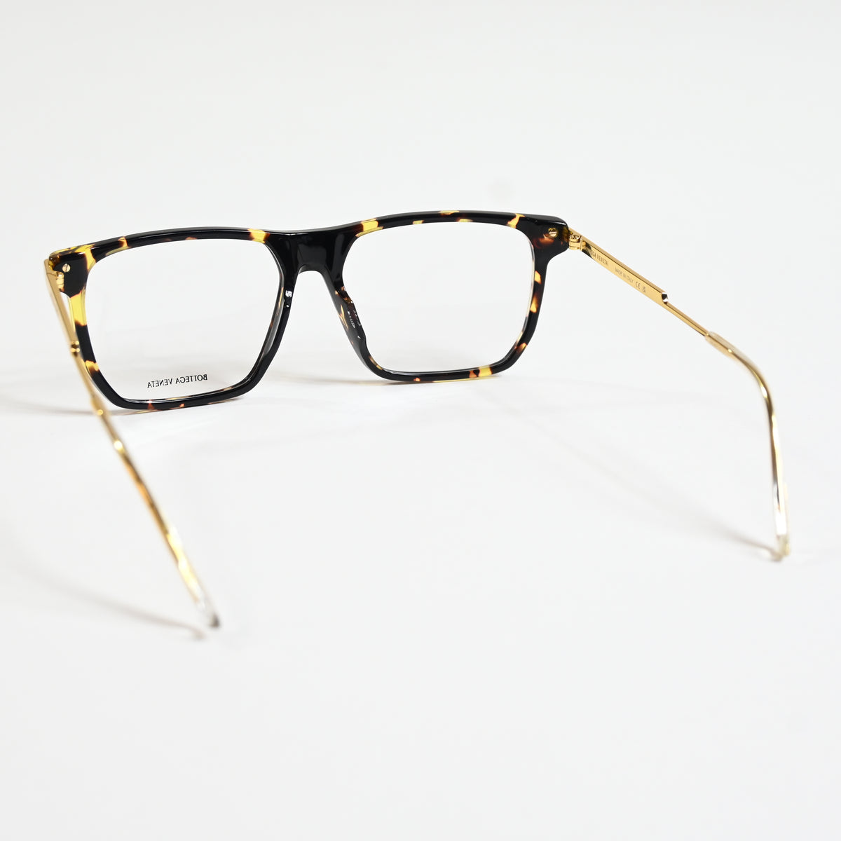 Bottega BV1071O 002 Mens Authentic Eyeglasses Havana/Gold, 56mm - New