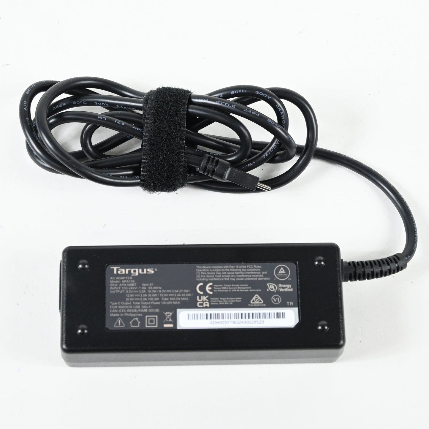 Targus Universal Computer Charger - Apple, Windows, All