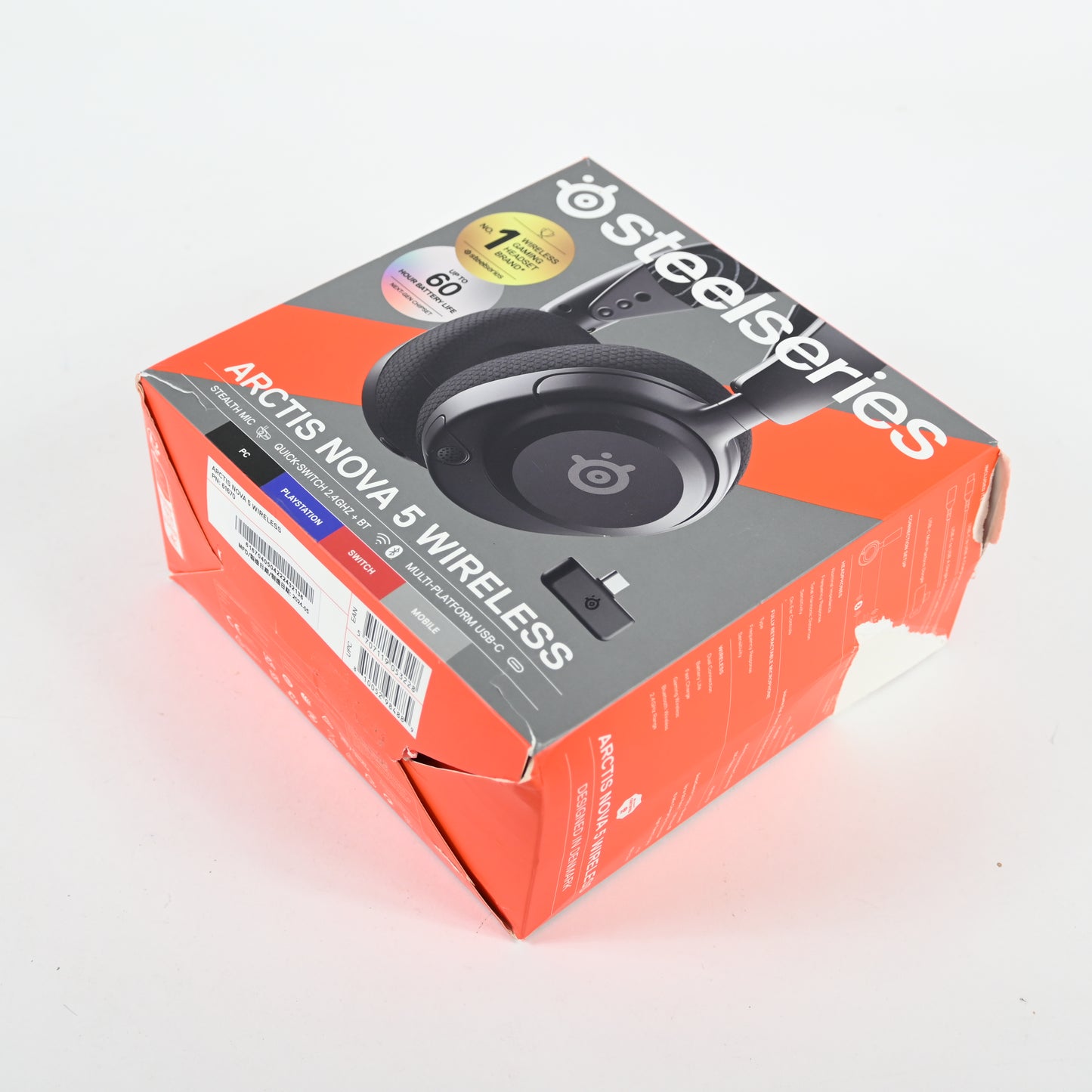 SteelSeries Arctis Nova 5 Wireless Multi-System Gaming Headset 2.4GHz/BT