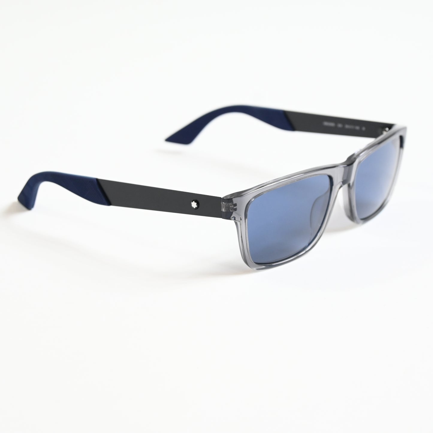 Montblanc MB0299S 004 Mens Authentic Sunglasses Blue/Black, 54mm - New
