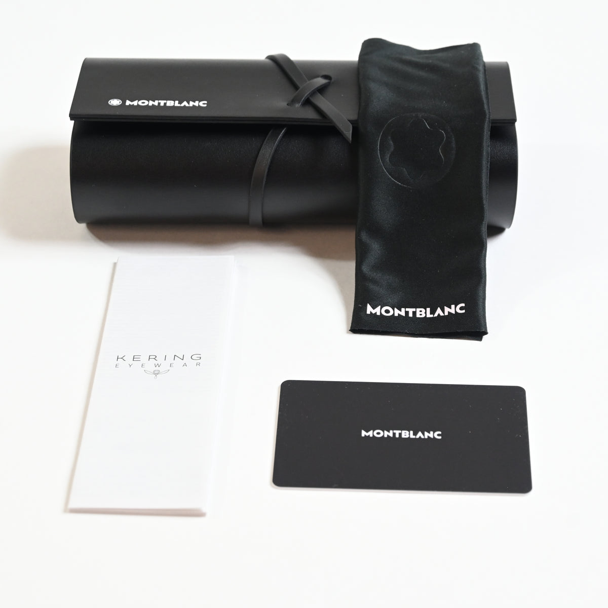 Montblanc MB0299S 001 Mens Authentic Sunglasses Matte Black, 54mm - New