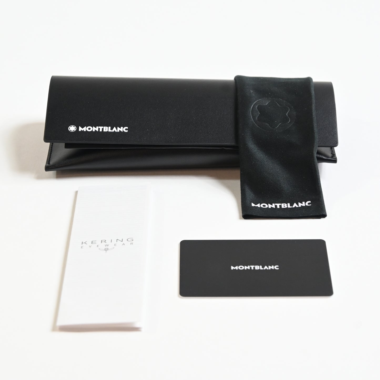 Montblanc MB0322O 001 Mens Authentic Eyeglasses Black, 51mm - New