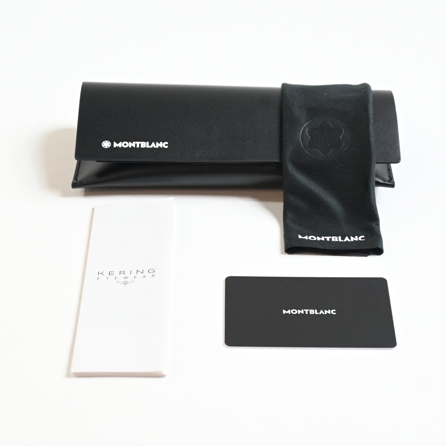 Montblanc MB0301O 001 Mens Authentic Eyeglasses Matte Black, 54mm - New