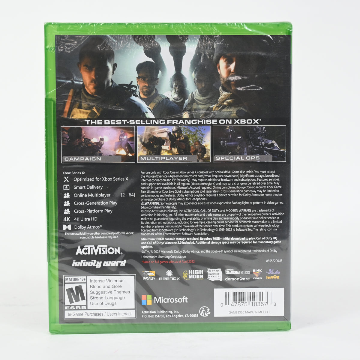 Call of Duty: Modern Warfare II - Xbox Series X & Xbox One Video Game - New