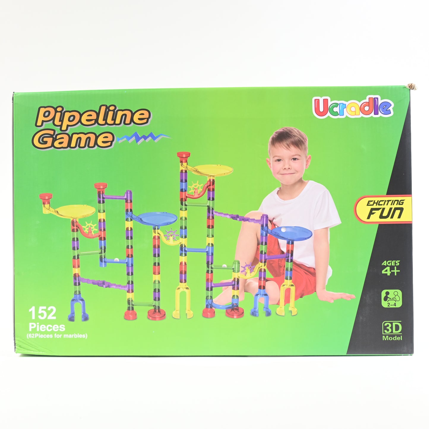 Ucradle Marble Run Pipeline Game