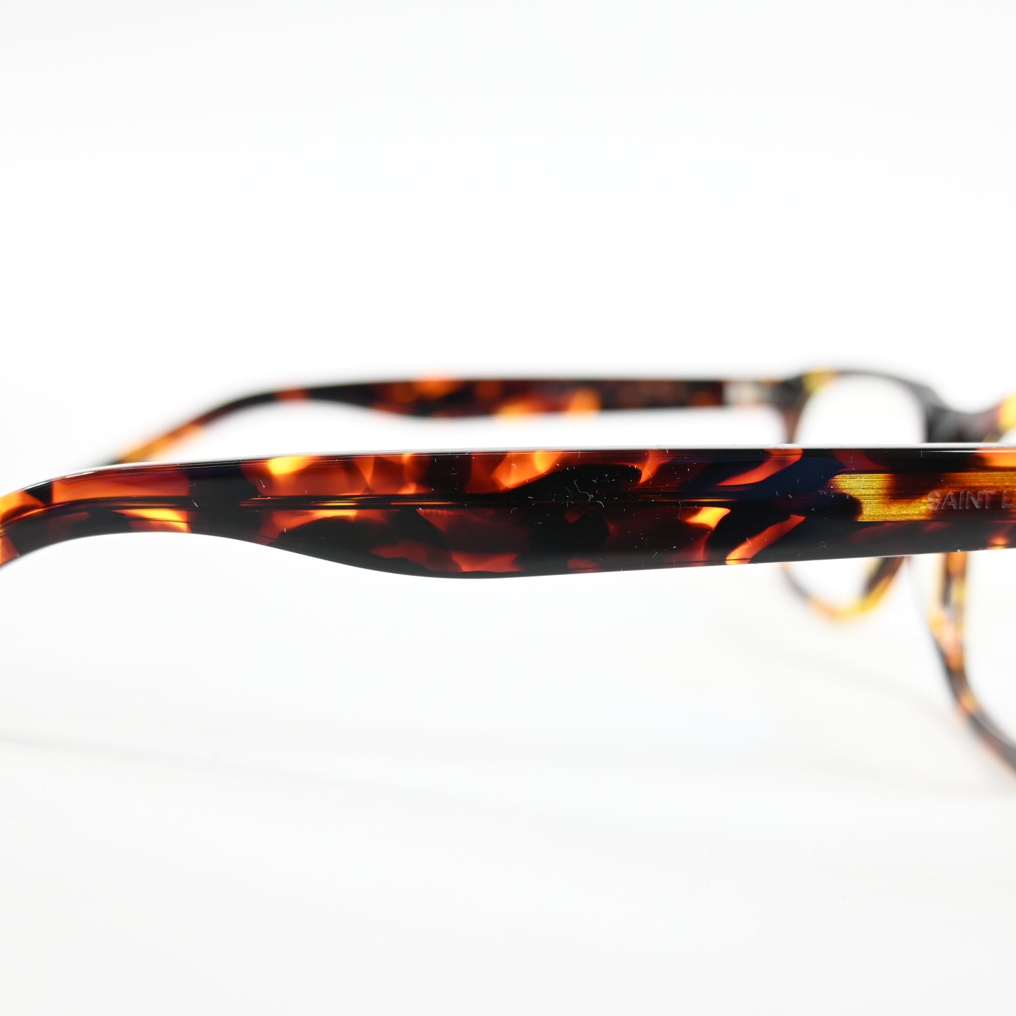 Yves Saint Laurent SL-598O 002 Unisex Authentic Eyeglasses Havana, 56mm - New