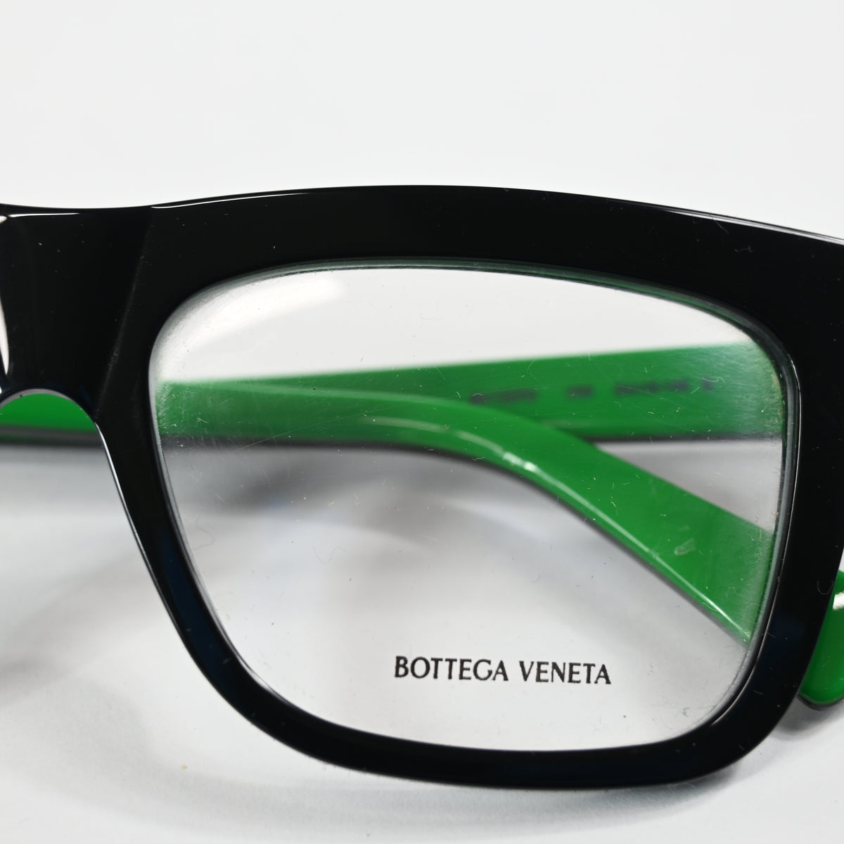 Bottega BV1227O 005 Unisex Authentic Eyeglasses Lime/Black, 54mm - New