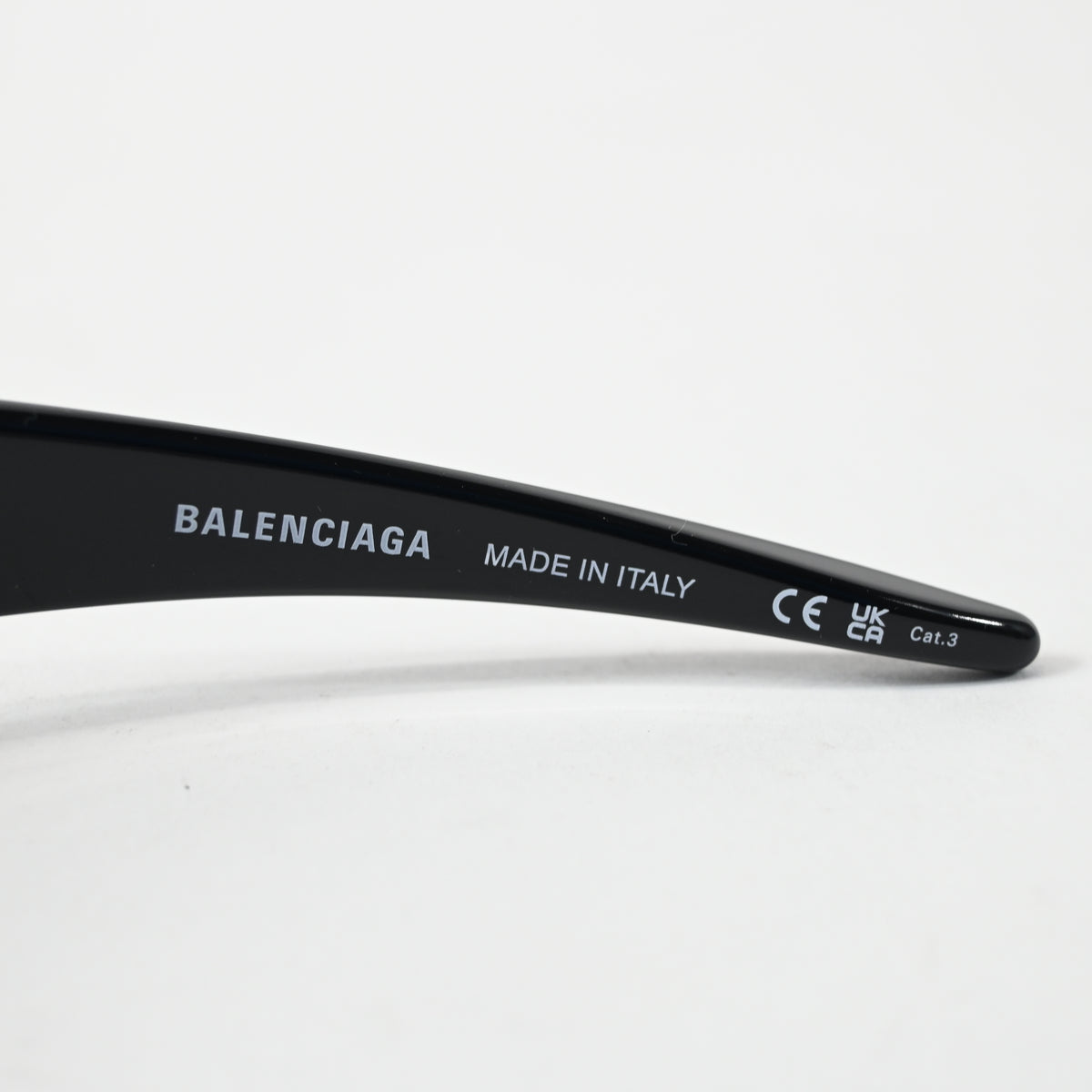 Balenciaga BB0253S 001 Unisex Authentic Sunglasses Black/Gray, 80mm - New