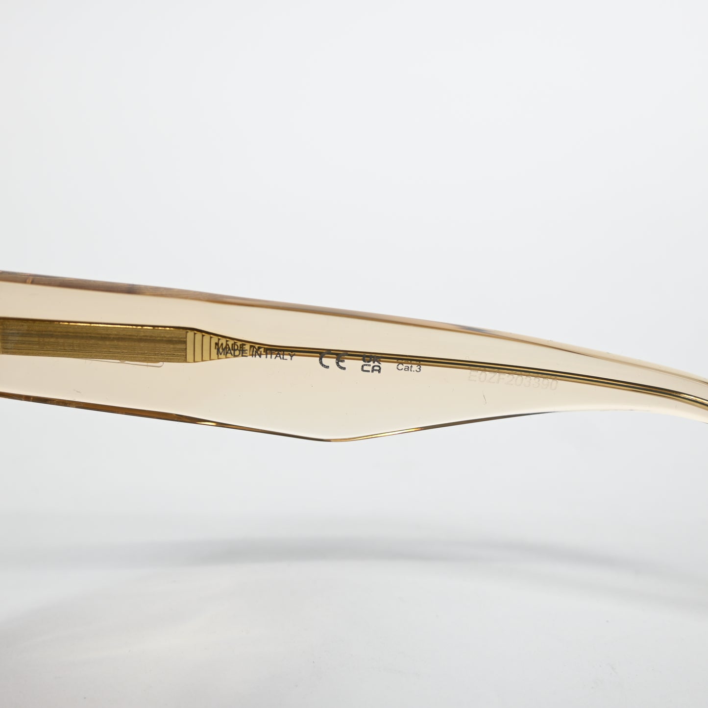 Bottega BV1218S 003 Womens Authentic Sunglasses Clear Beige, 52mm - New