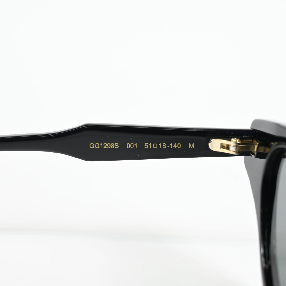 Gucci GG1298S 001 Womens Authentic Sunglasses Black, 51mm - New