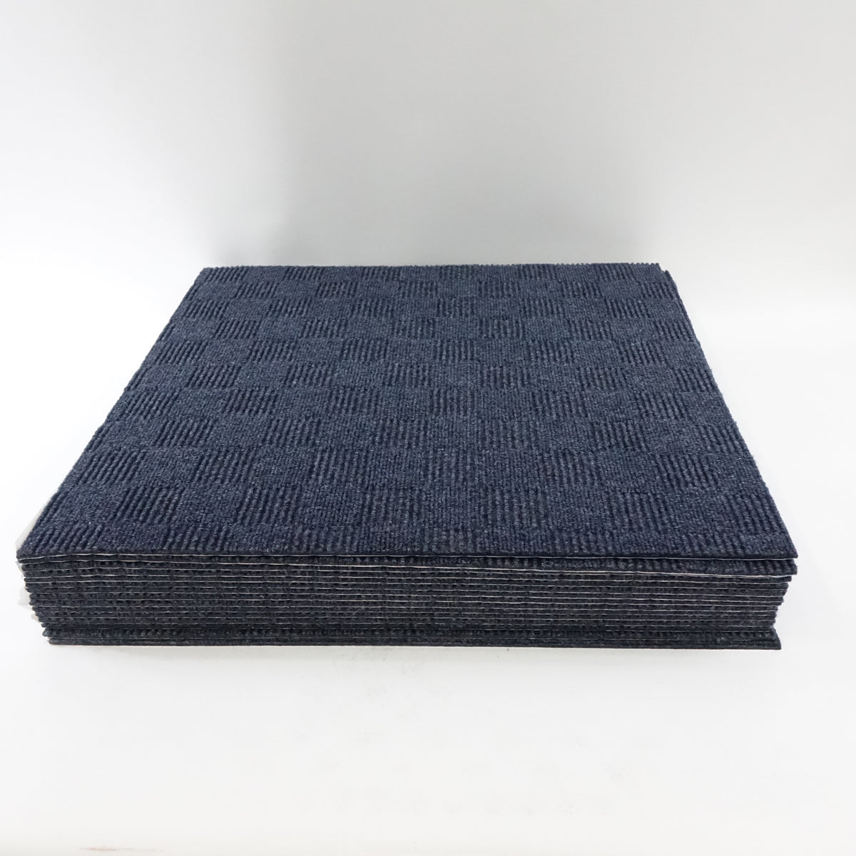 24"x 24" Carpet Tile Peel and Place - Crochet (Ocean Blue) (60sq.ft.) 15 Tiles