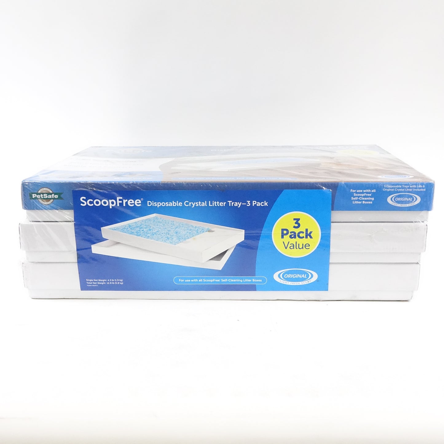 PetSafe Disposable Litter Tray - ScoopFree® Fresh Crystal 3-Pack