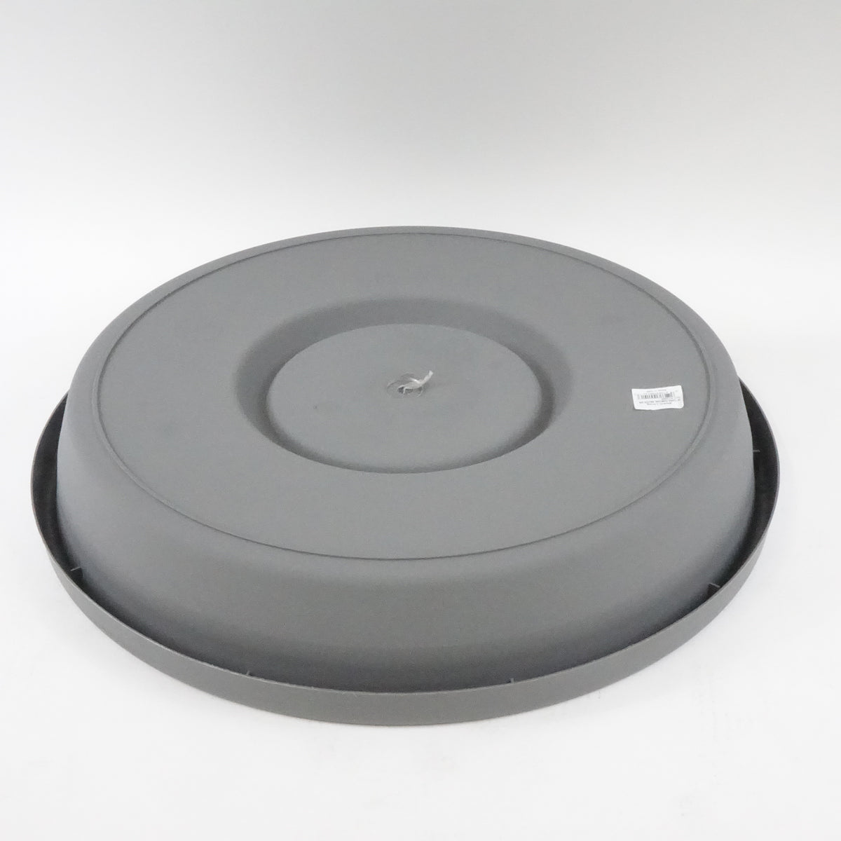Bloem Terra Resin Saucer Tray: 17.5" Width Charcoal Gray -Fits 24" Pots - New