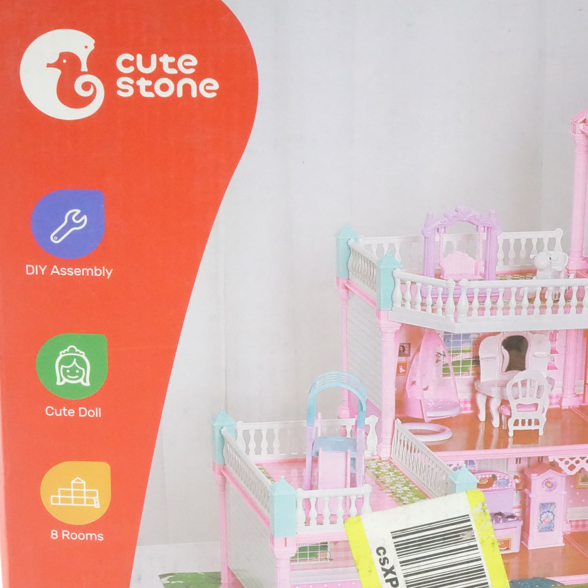 Huge Dollhouse for Girls, 11 Rooms Pretend Play Doll House