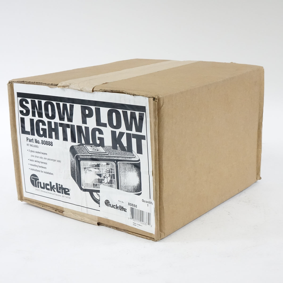 Truck-Lite 80888 Economy Snow Plow Lights / ATL Kit w/ Harness & Hardware - New