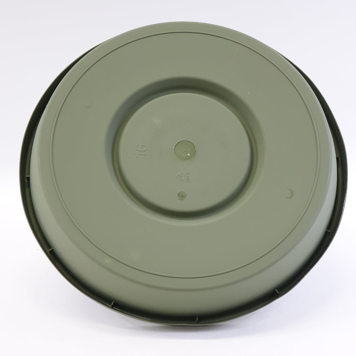 Bloem Terra Resin Saucer Tray: 12.75" Bottom Width Fits 16" Pots- Green - New