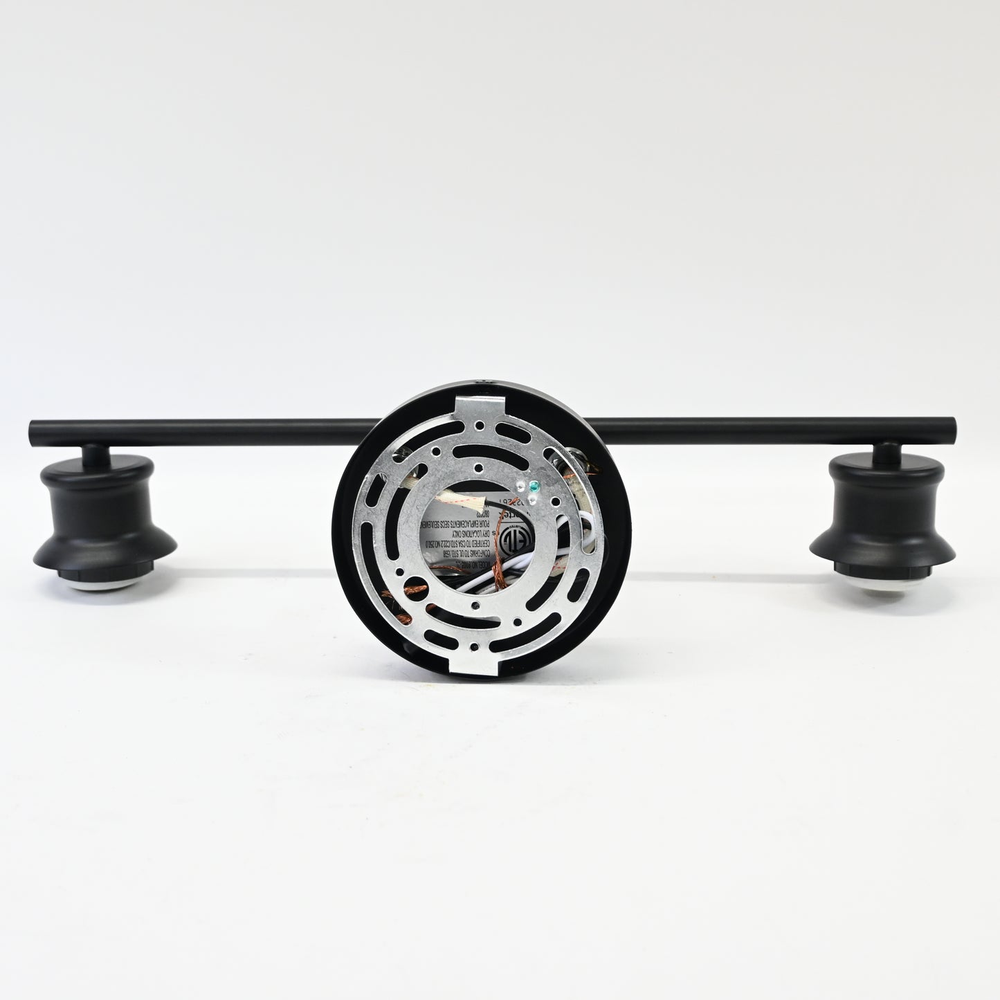 Modern Matte Black 3-Light Bathroom Vanity Light - Open Box
