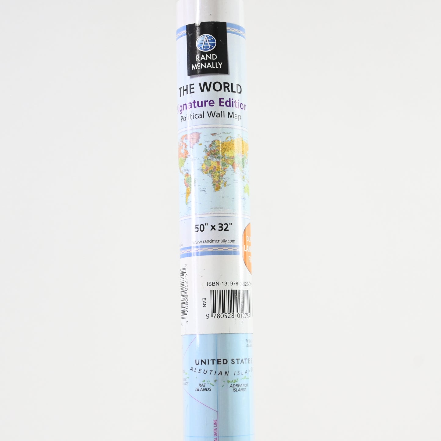 Rand McNally RM528012754 M-Series Full-Color World Map 50 x 32 - New