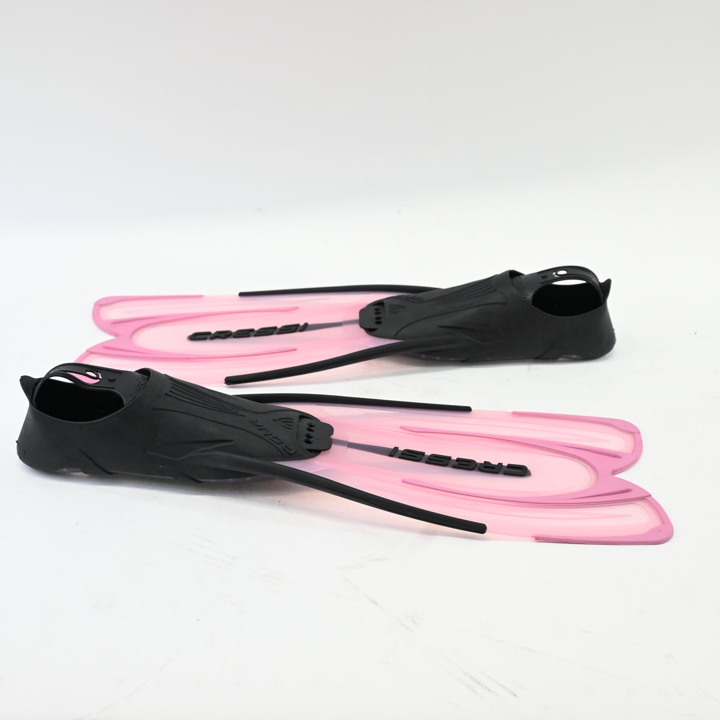 CRESSI Adult Snorkeling Fins Full Foot in Pink, US Man 7/8 US 8/9 EU 39/40 - New