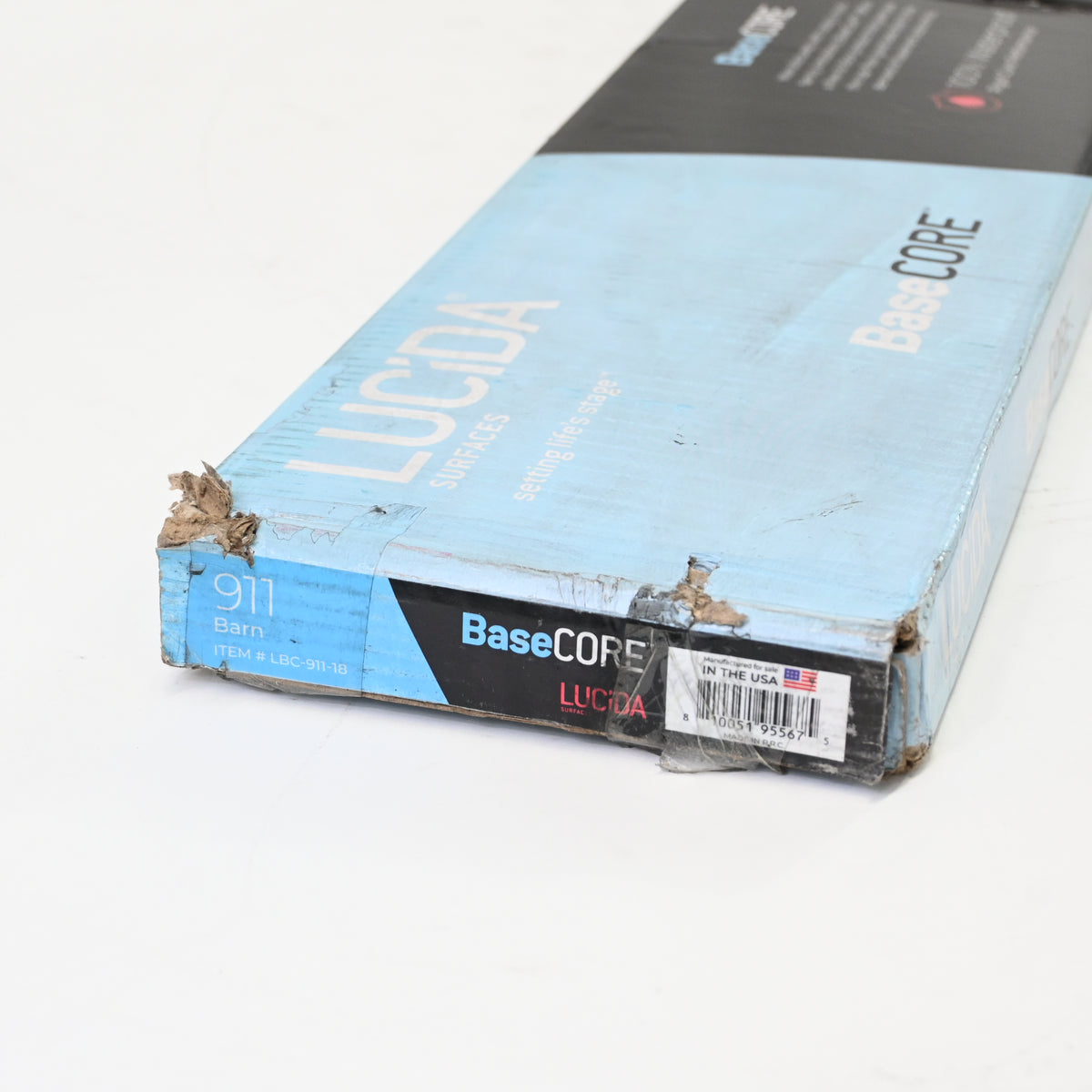 LUCiDA SURFACES Vinyl Flooring Peel and Stick Tile- 12 Wood Look Planks-Barn