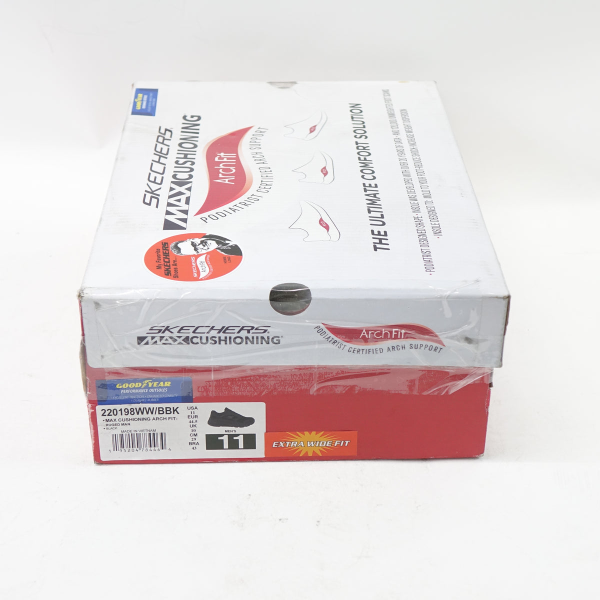 Skechers Max Cushioning Arch Fit - 220198 Black 11 EE - Wide