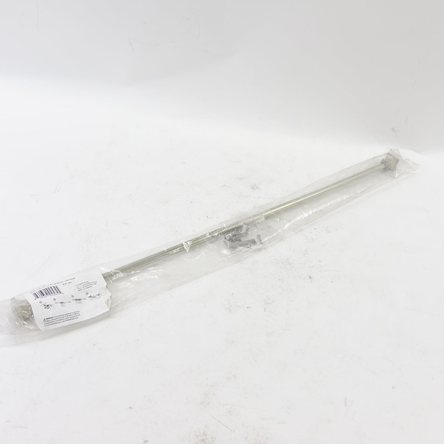 Rod Desyne CF07-28-5 Stamp 7/16" café Rod 28-48 inch-Satin Nickel, 28-48"