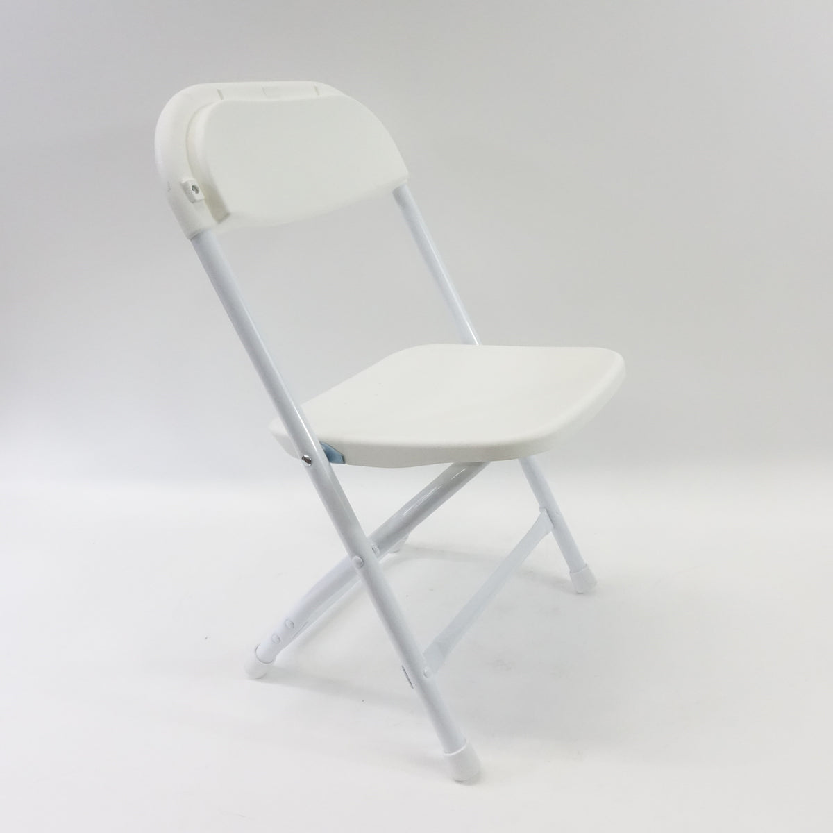 Flash Furniture Kids White Plastic Folding Chair