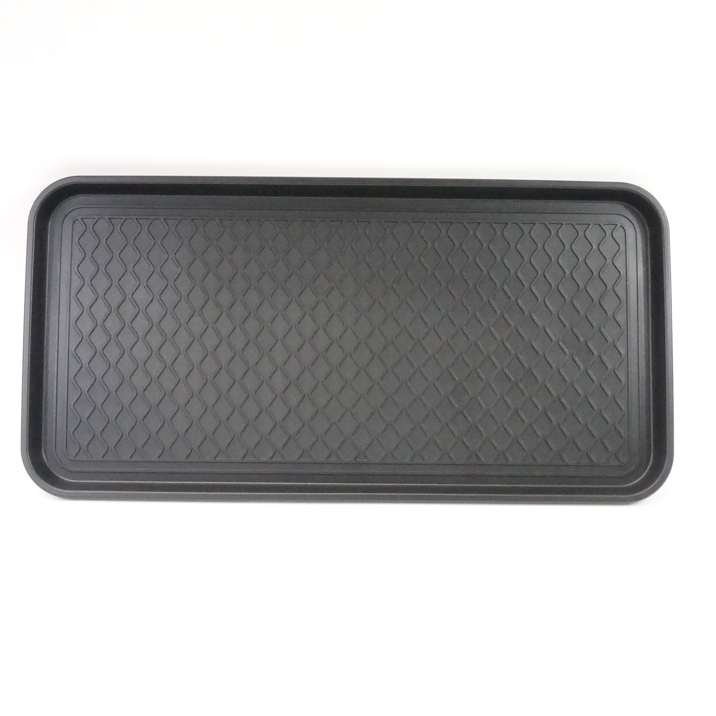 Finorder Multi-Purpose Boot Trays, Set of 2 Black All Weather Heavy Duty Trays