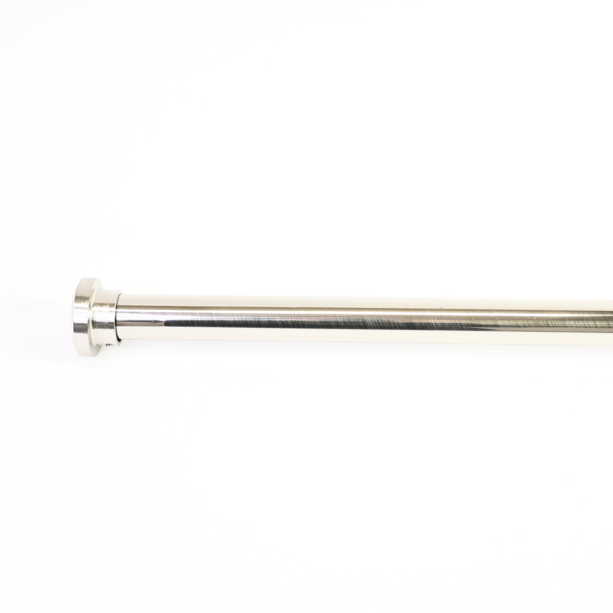 Meriville 1" Diameter Metal Spring Tension Rod, 30 52" Satin Nickel - Open Box