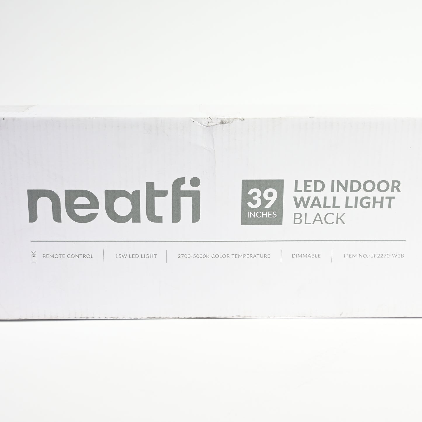 Neatfi Modern LED Indoor Wall Light with Remote Control (Black, 39" LED) - New