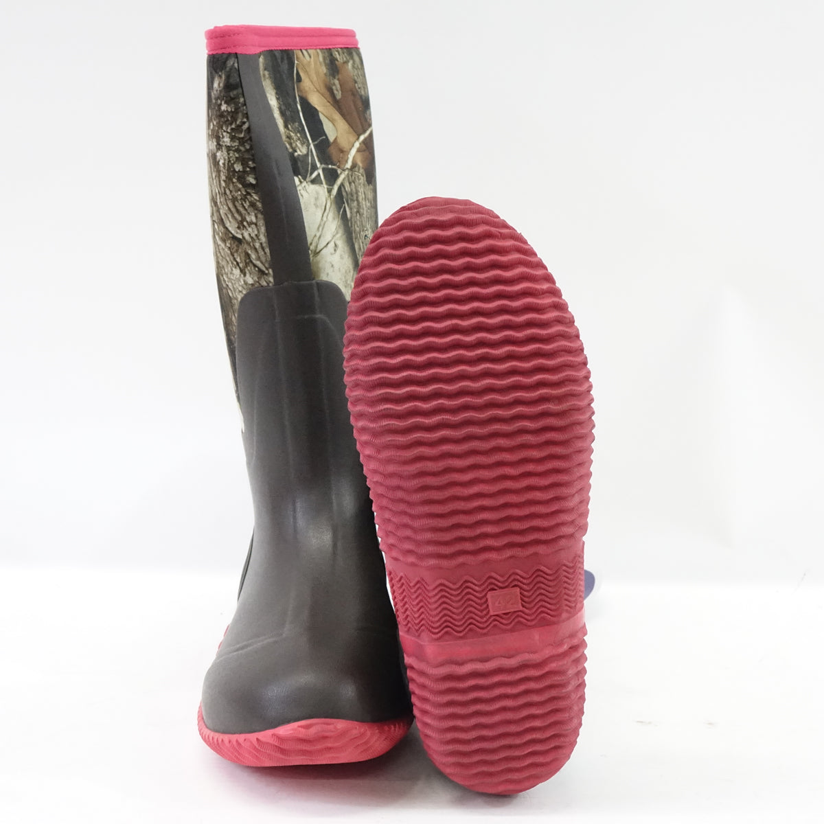 HISEA Women's Rain Rubber Waterproof Insulated Neoprene Mud Boots, Size 10
