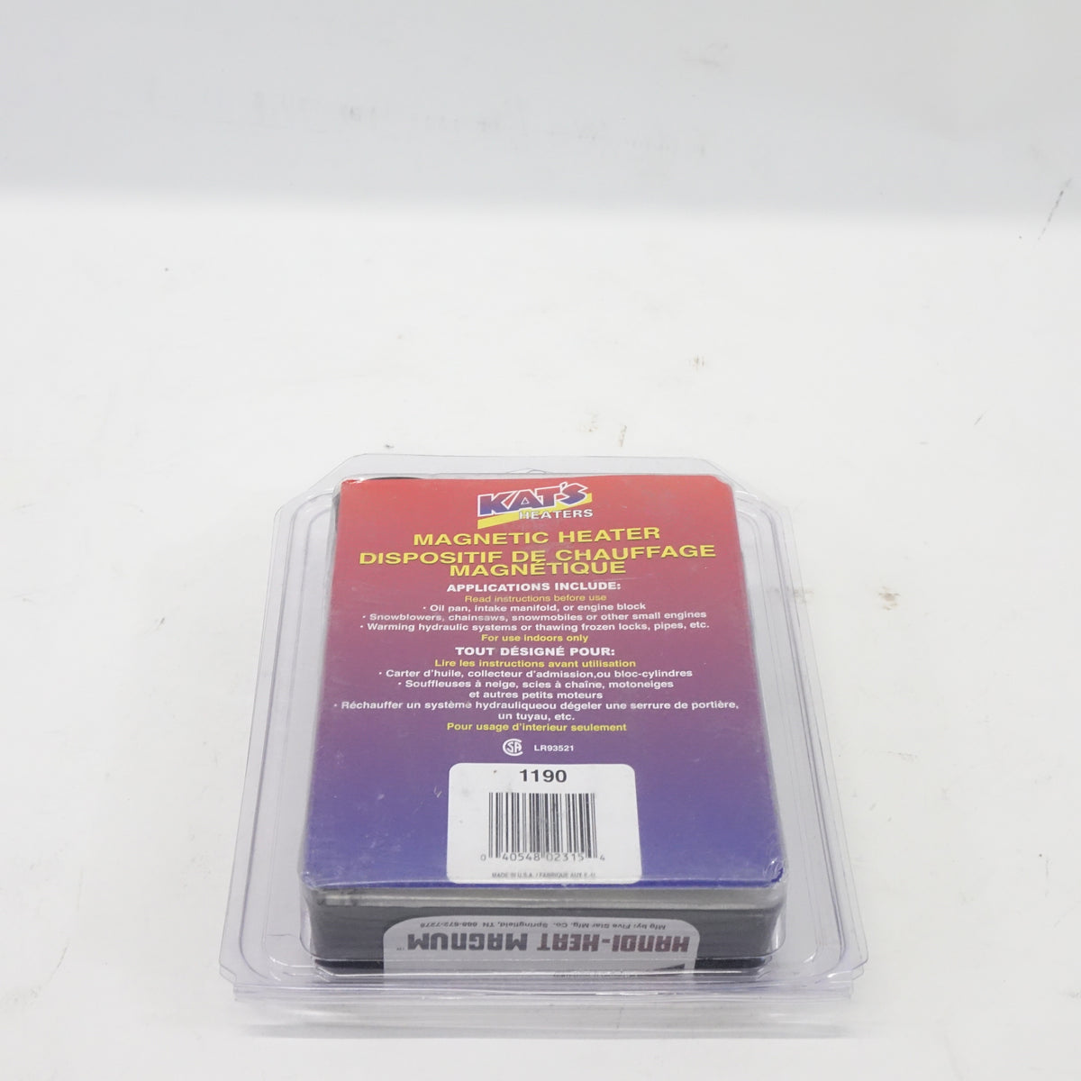 Kat's 1190 300W Magnetic Engine Oil Pan Heater Automotive - Open Box