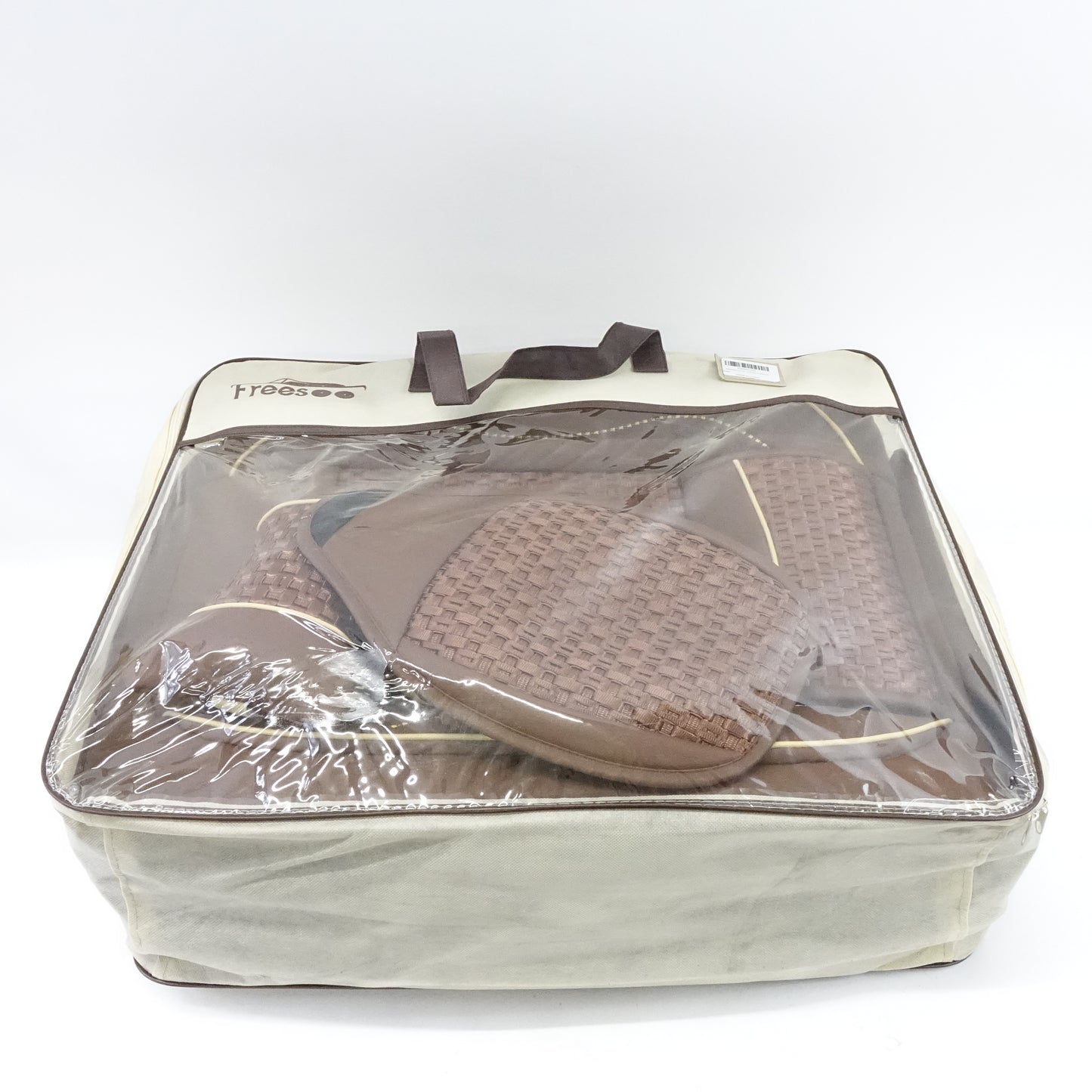 FREESOO Car Leather Seat Cover, Universal Fit 5 Seats Vehicle (Coffee 9)