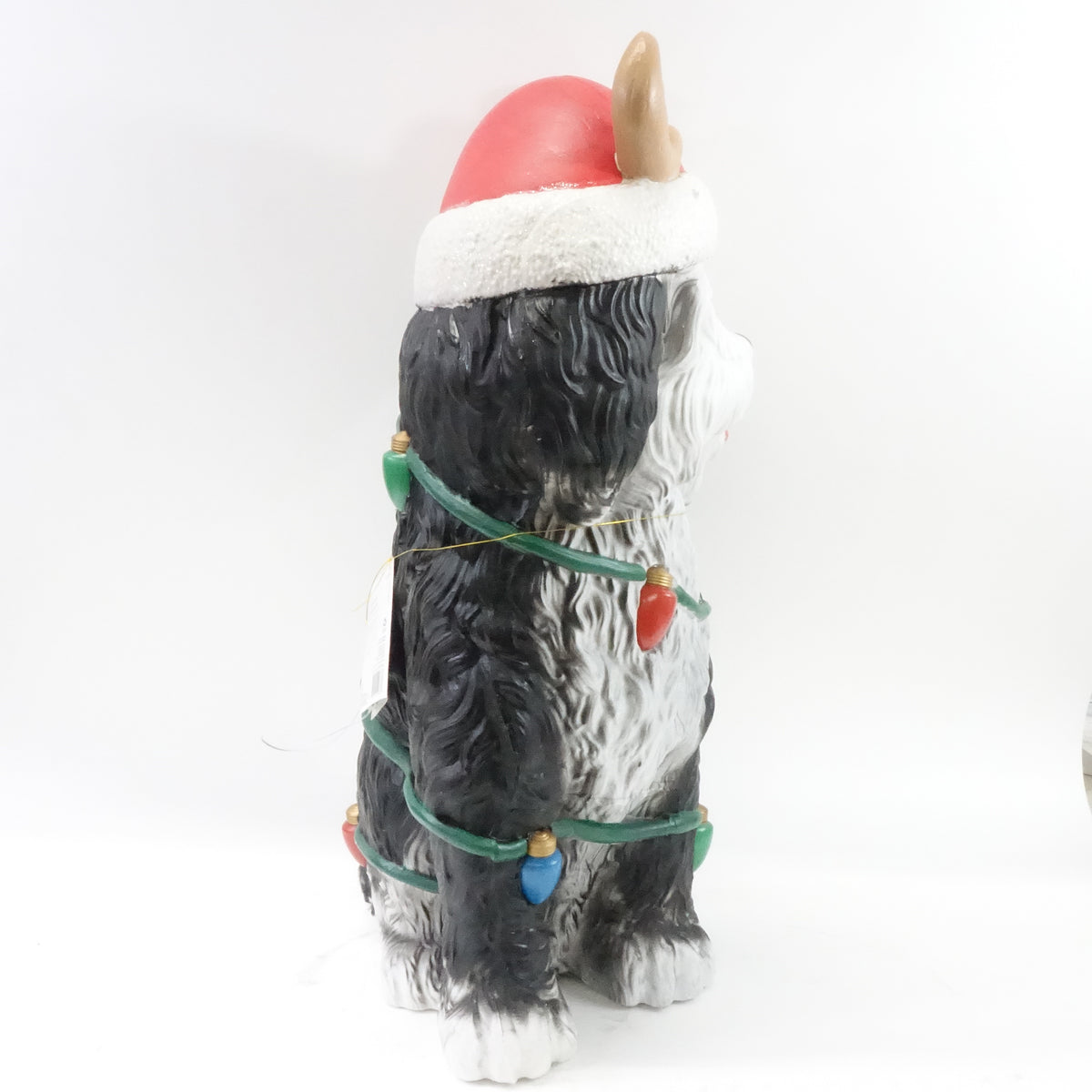 2.5 ft LED Pre-Lit Blow Mold Christmas Holiday Sheep Dog Indoor/Covered Outdoor