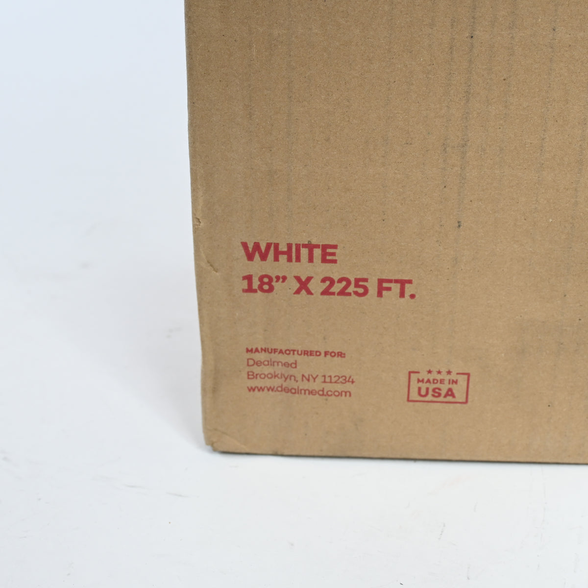 Dealmed Exam Table Paper (12 Rolls) 18” x 225' Smooth, White Medical Exam Cover