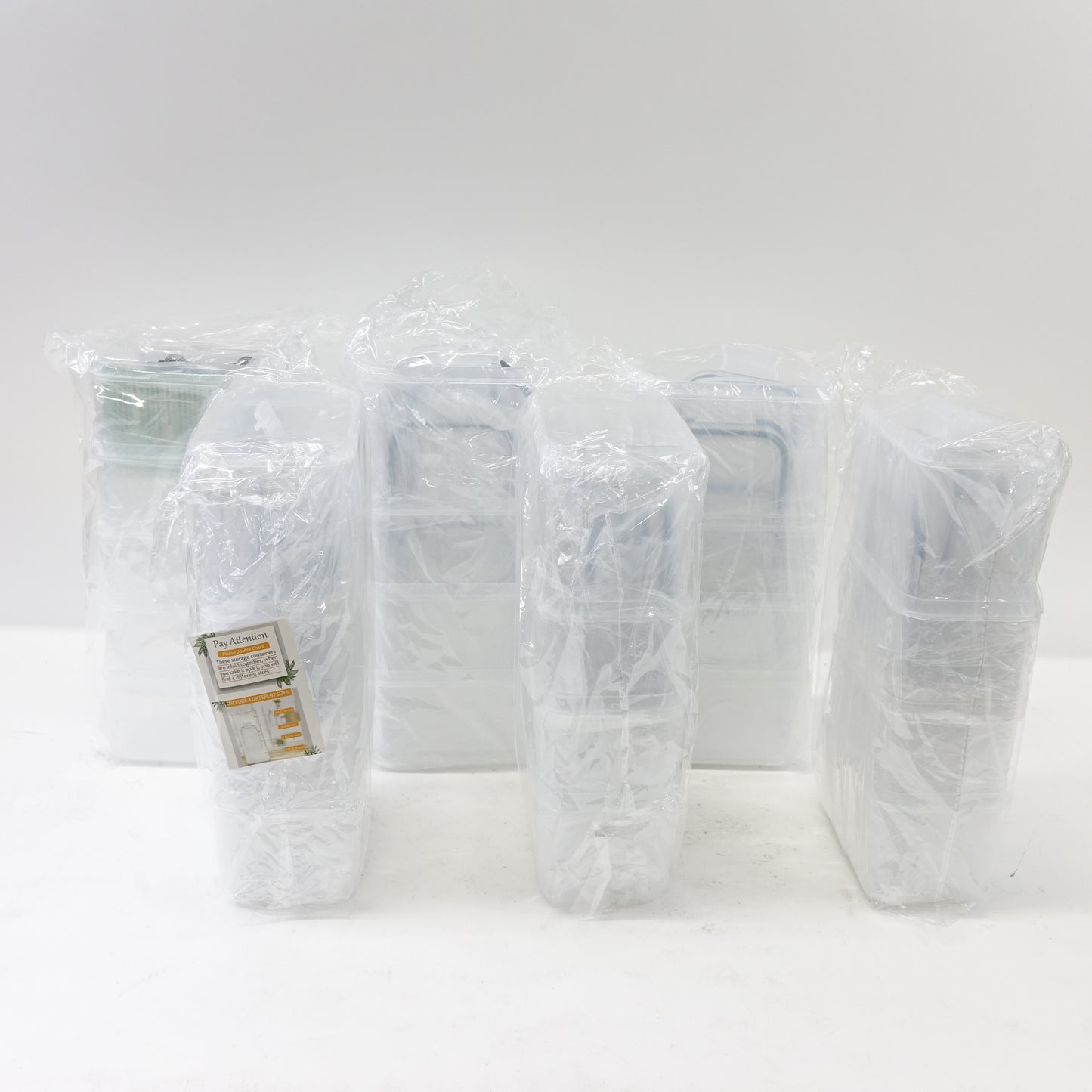 BPA Free Plastic Cereal & Dry Food Storage 25PCS Labels, Marker - Open Box