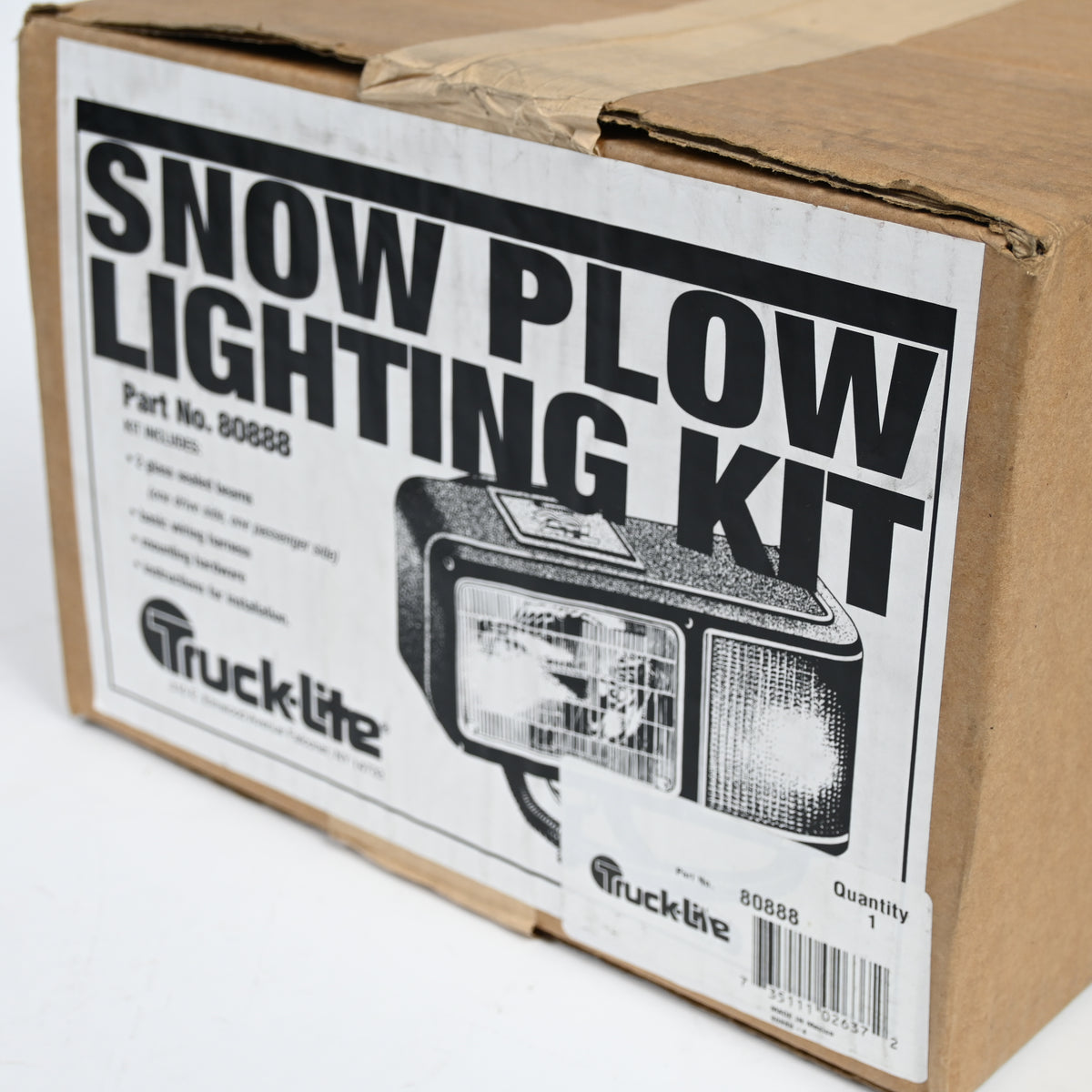 Truck-Lite 80888 Economy Snow Plow Lights / ATL Kit w/ Harness & Hardware - New