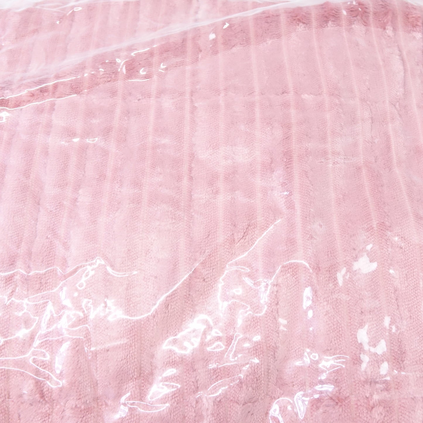 Pawque Sherpa Fleece Weighted Blanket Queen 60"x80" 20 lb Peach Pink Plush
