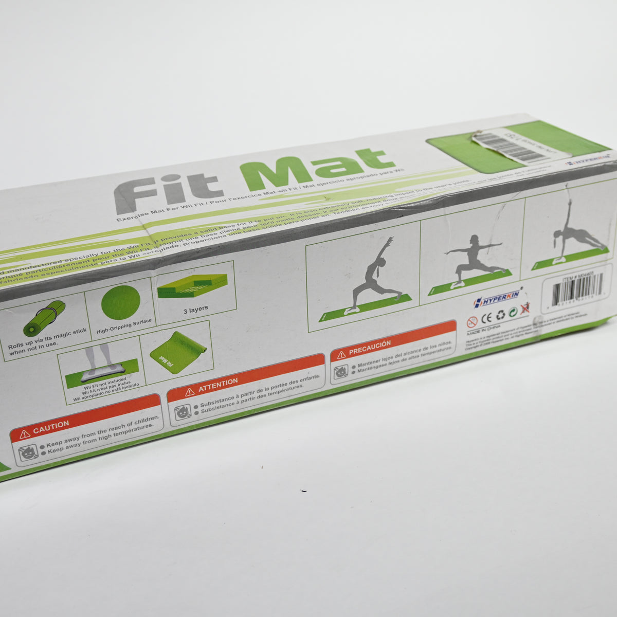 Hyperkin Yoga Mat for Wii Fit Green Exercise Mat Nintendo Wii Balance Board