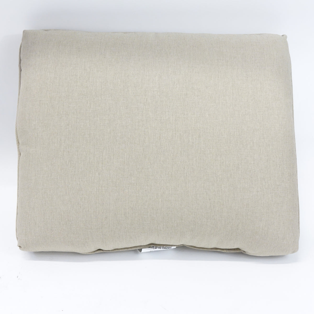 Quality Outdoor Living Patio Chair Cushions Set of 2 23"x26" 4" Foam Linen