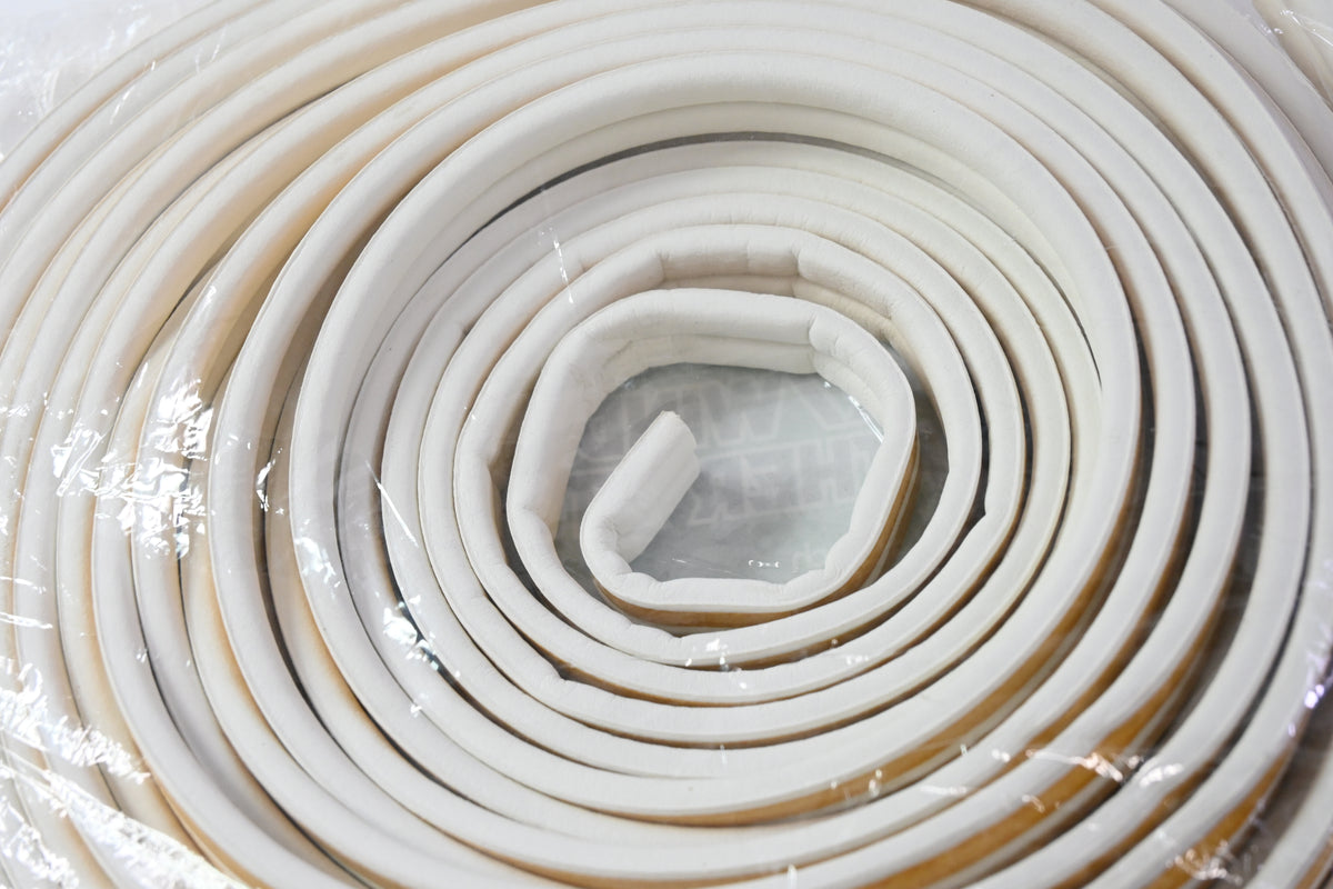 HEA!YO Door/Window Weather Stripping Brown, White, 33ft x 2 rolls
